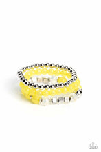 Load image into Gallery viewer, Paparazzi CUBE Your Enthusiasm - Yellow Bracelet
