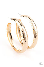 Load image into Gallery viewer, Paparazzi Check Out These Curves - Gold Earrings
