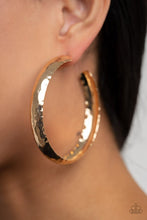 Load image into Gallery viewer, Paparazzi Check Out These Curves - Gold Earrings
