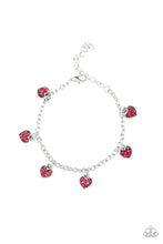 Load image into Gallery viewer, Paparazzi Valentine Vibes - Red Bracelet

