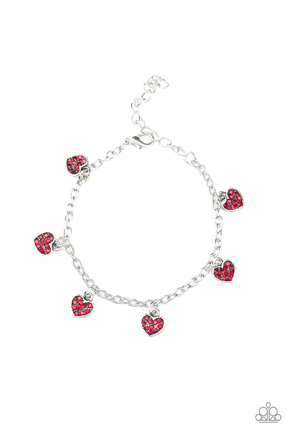 Paparazzi Valentine Vibes - Red Bracelet