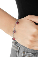 Load image into Gallery viewer, Paparazzi Valentine Vibes - Red Bracelet

