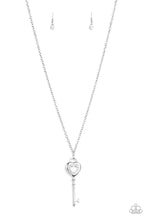Load image into Gallery viewer, Paparazzi Unlock Your Heart - White Necklace
