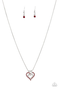 Paparazzi Triple The Beat - Red Necklace