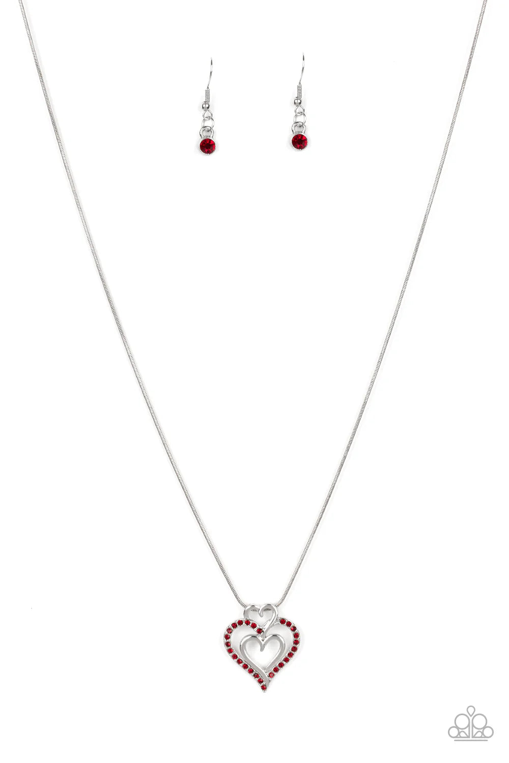 Paparazzi Triple The Beat - Red Necklace