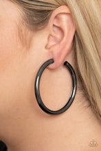 Load image into Gallery viewer, Paparazzi Curve Ball - Black Earrings
