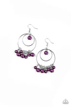 Load image into Gallery viewer, Paparazzi New York Attraction - Purple Earrings
