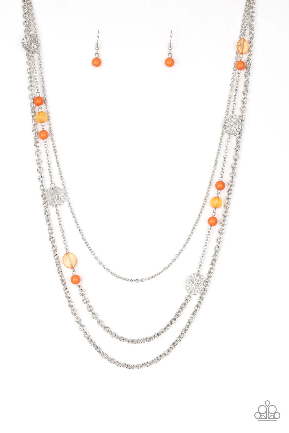Paparazzi Pretty POP-Tastic! - Orange Necklace
