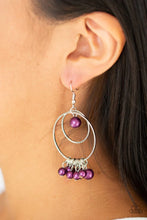 Load image into Gallery viewer, Paparazzi New York Attraction - Purple Earrings
