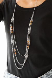 Paparazzi Pretty POP-Tastic! - Orange Necklace