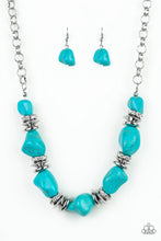 Load image into Gallery viewer, Paparazzi Stunningly Stone Age - Blue Necklace
