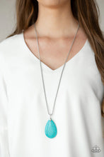 Load image into Gallery viewer, Paparazzi Sedona Sandstone - Blue Necklace
