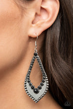 Load image into Gallery viewer, Paparazzi Essential Minerals - Black Earrings
