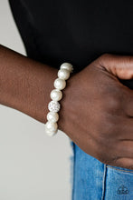 Load image into Gallery viewer, Paparazzi Cake Walk - White Bracelet
