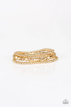 Load image into Gallery viewer, Paparazzi Let There BEAM Light - Gold Bracelet
