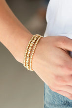 Load image into Gallery viewer, Paparazzi Let There BEAM Light - Gold Bracelet
