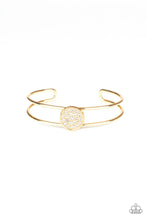 Load image into Gallery viewer, Paparazzi Dial Up The Dazzle - Gold Bracelet
