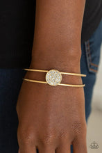 Load image into Gallery viewer, Paparazzi Dial Up The Dazzle - Gold Bracelet
