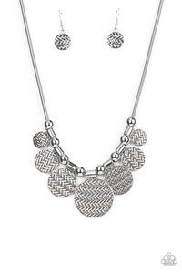 Paparazzi Indigenously Urban - Silver Necklace