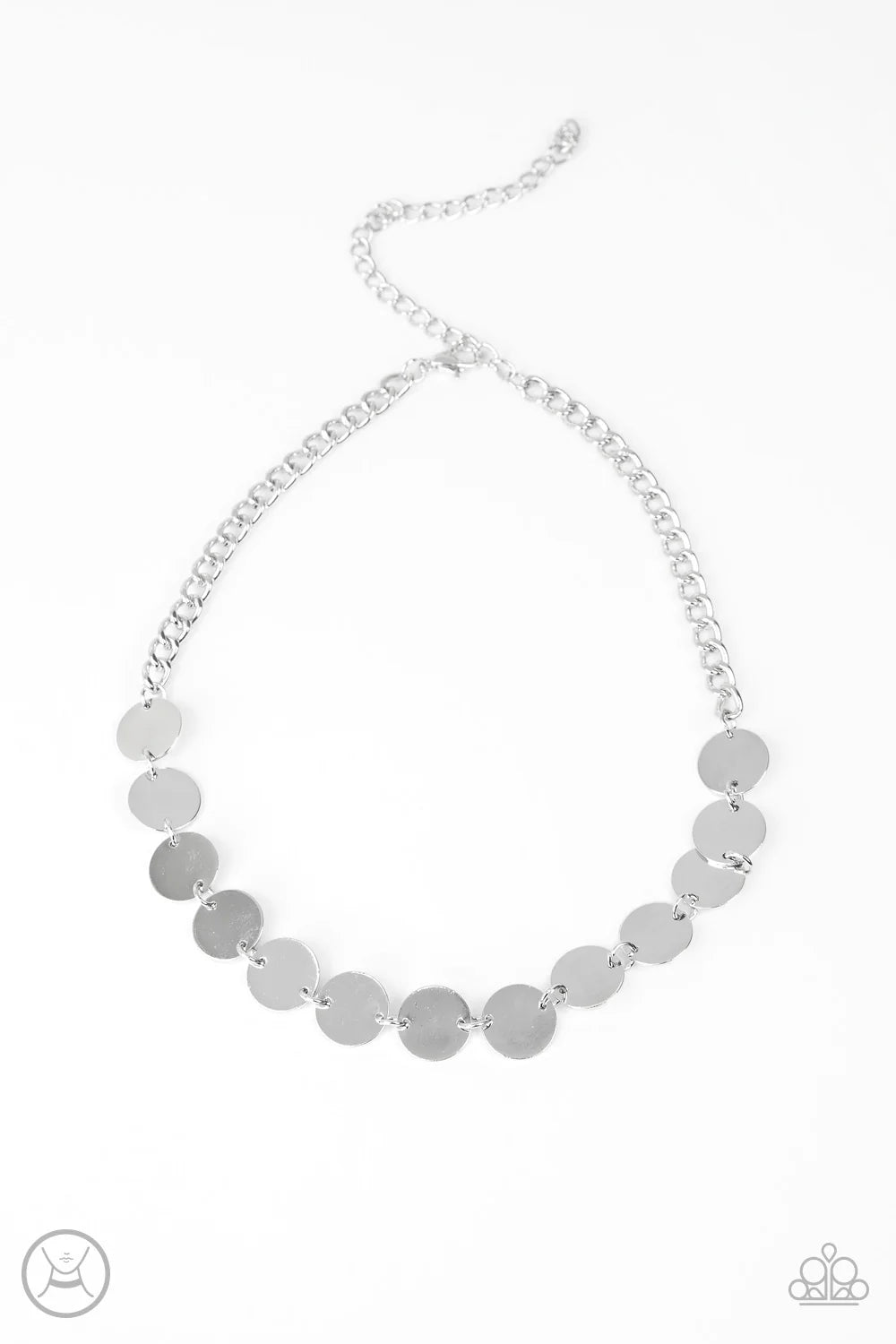 Paparazzi Faster Than SPOTLIGHT - Silver Necklace