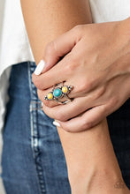 Load image into Gallery viewer, Paparazzi Sahara Sage - Yellow Ring
