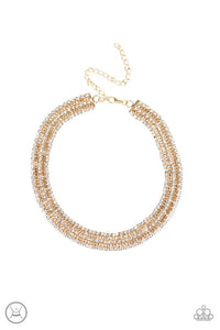 Paparazzi Full REIGN - Gold Necklace