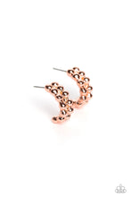 Load image into Gallery viewer, Paparazzi Bubbling Beauty - Copper Earrings
