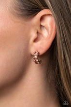 Load image into Gallery viewer, Paparazzi Bubbling Beauty - Copper Earrings
