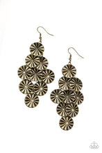 Load image into Gallery viewer, Paparazzi Star Spangled Shine - Brass Earrings
