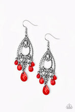 Load image into Gallery viewer, Paparazzi Fashion Flirt - Red Earrings
