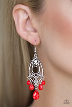 Load image into Gallery viewer, Paparazzi Fashion Flirt - Red Earrings
