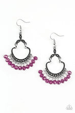 Load image into Gallery viewer, Paparazzi Babe Alert - Purple Earrings
