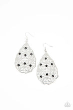 Load image into Gallery viewer, Paparazzi Delightfully Daisy - Black Earrings
