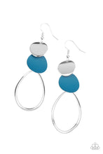 Load image into Gallery viewer, Paparazzi Retro Reception - Blue Earrings
