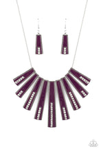 Load image into Gallery viewer, Paparazzi FAN-tastically Deco - Purple Necklace
