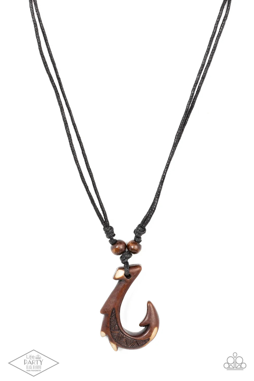 Paparazzi Off The Hook - Brown Necklace