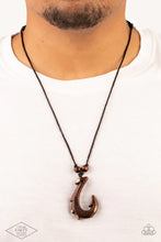 Load image into Gallery viewer, Paparazzi Off The Hook - Brown Necklace
