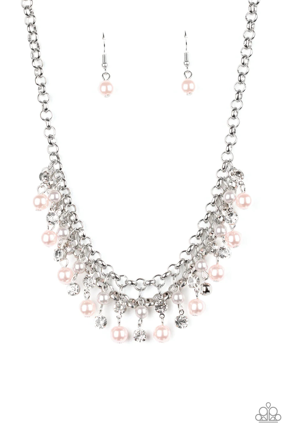 Paparazzi You May Kiss The Bride - Pink Necklace