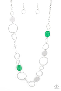 Paparazzi Colorful Combo - Green necklace