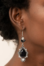 Load image into Gallery viewer, Paparazzi SELFIE Esteem - Black Earrings
