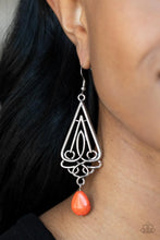 Load image into Gallery viewer, Paparazzi Transcendent Trendsetter - Orange Earrings
