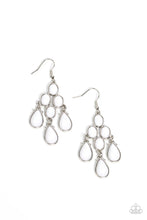 Load image into Gallery viewer, Paparazzi Feeling TIER-rific - White Earrings
