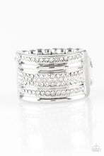 Load image into Gallery viewer, Paparazzi Top Dollar Drama - White Ring
