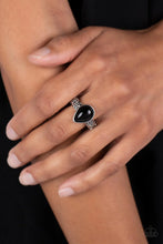 Load image into Gallery viewer, Paparazzi Rainbow Raindrops - Black Ring

