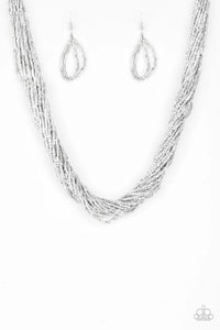 Paparazzi The Speed Of STARLIGHT - Silver Necklace