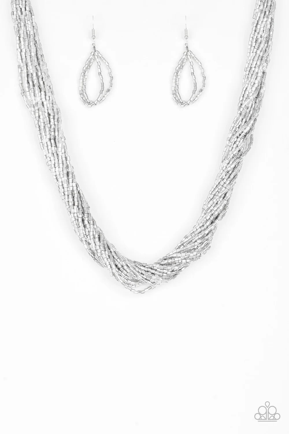 Paparazzi The Speed Of STARLIGHT - Silver Necklace