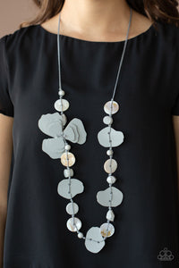 Paparazzi On Island Time - Silver Necklace