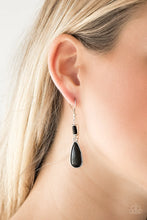 Load image into Gallery viewer, Paparazzi Courageously Canyon - Black Earrings
