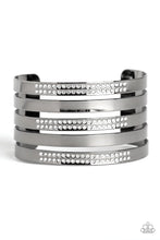 Load image into Gallery viewer, Paparazzi Big Time Shine - Black Bracelet
