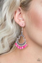 Load image into Gallery viewer, Paparazzi Babe Alert - Pink Earrings
